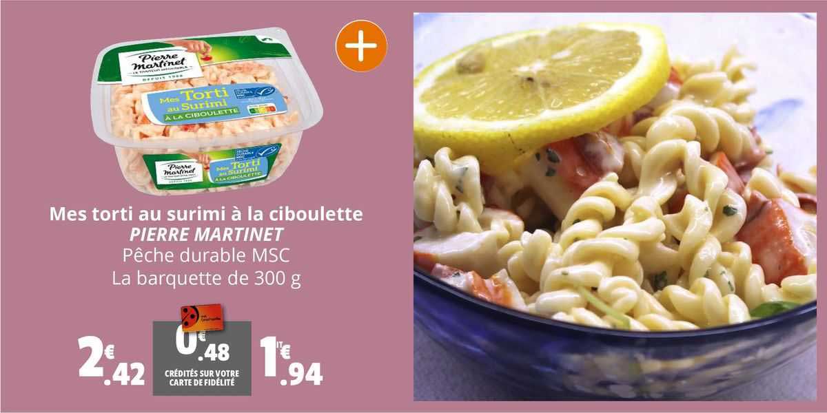 mes torti au surimi à la ciboulette pierre martinet