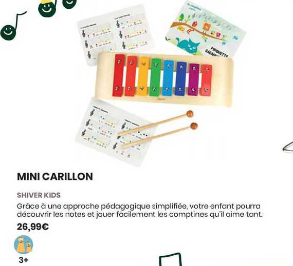mini carillon shiver kids