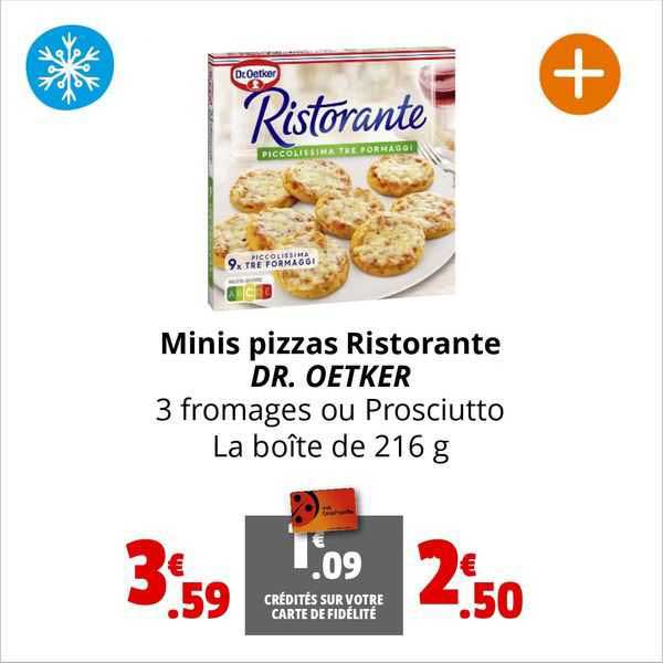 minis pizzas ristorante dr. oetker