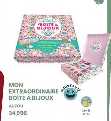 mon extraordinaire boîte à bijoux auzou