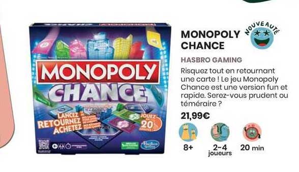 monopoly chance - hasbro gaming