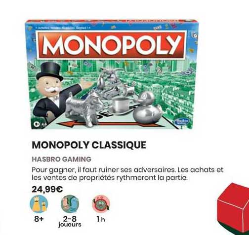 Monopoly Classique - Hasbro Gaming