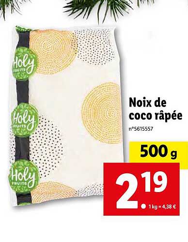 Noix De Coco Rapee