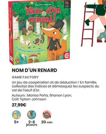 nom d'un renard game factory