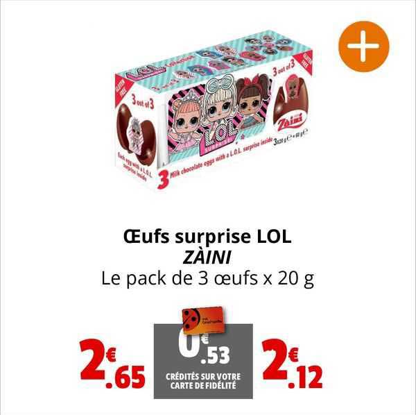 œufs surprise lol zàini