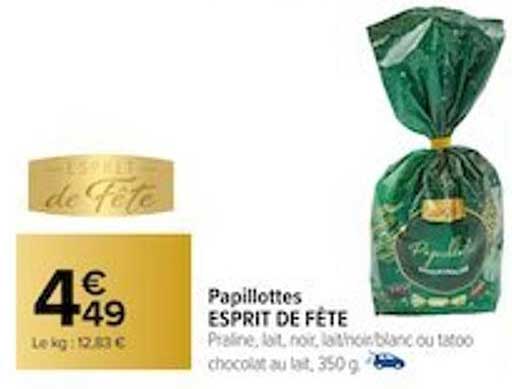 papillotes esprit de fête