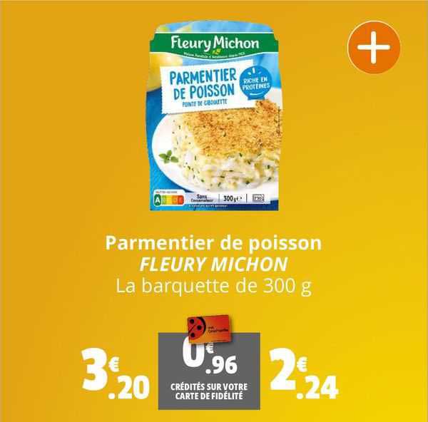 parmentier de poisson fleury michon