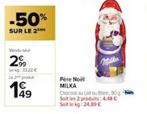 père noël milka