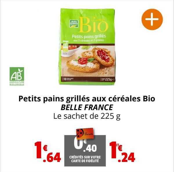 Petits Pains Grillés Aux Céréales Bio Belle France