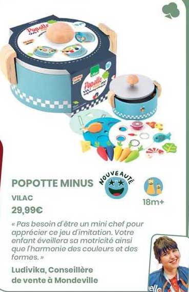 popotte minus - vilac