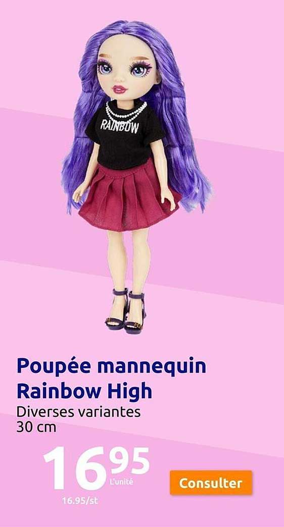 poupee mannequin rainbow high