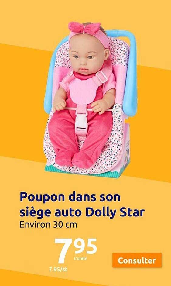 Poupon Dans Son Siege Auto Dolly Star