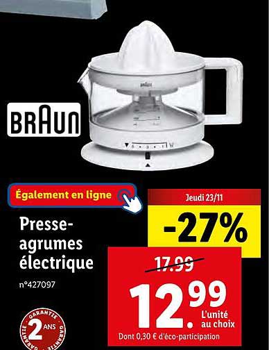 presseagrumes electrique