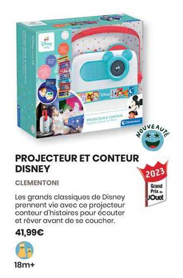 projecteur et conteur disney - clementoni