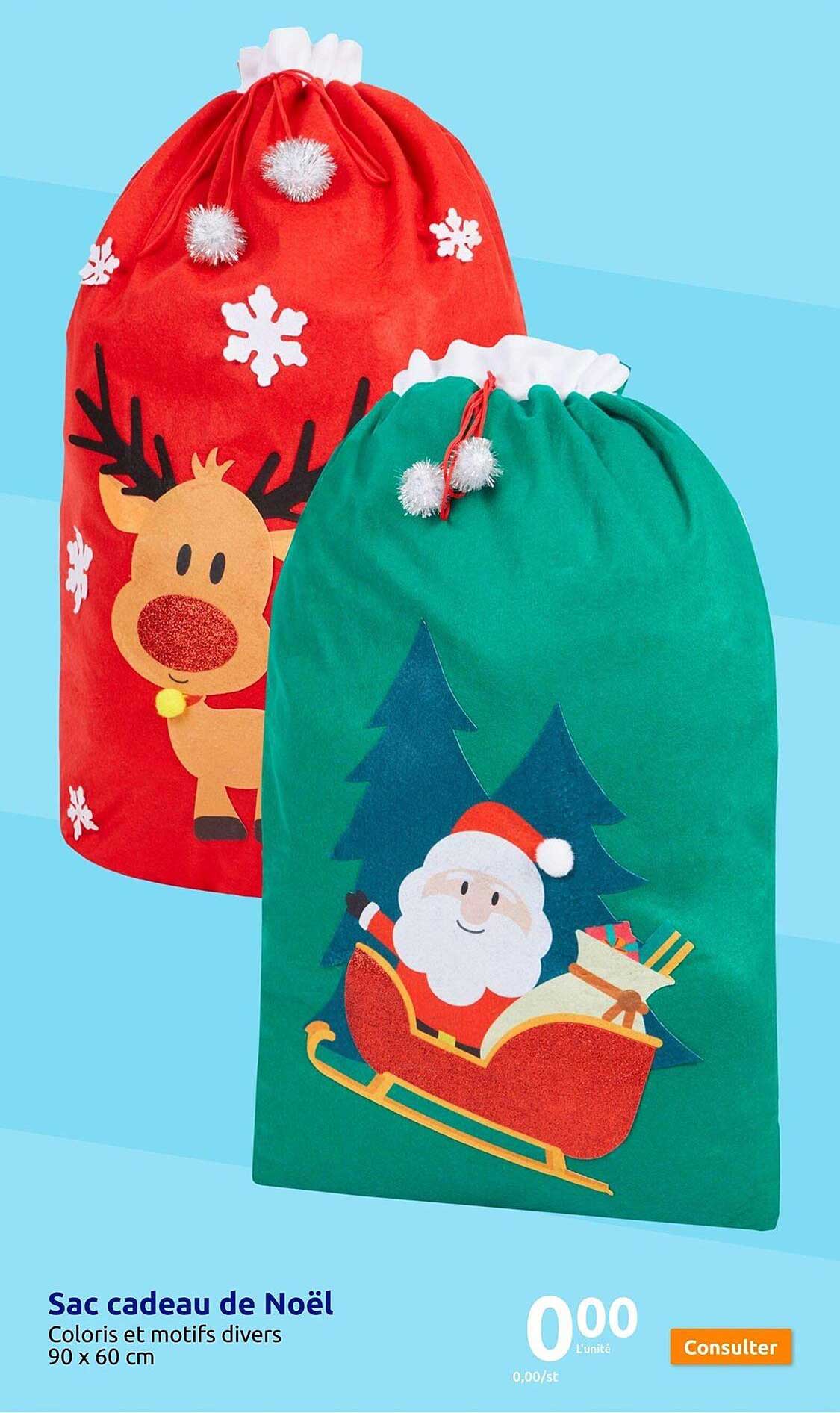 Sac Cadeau De Noel