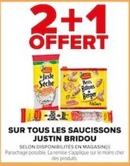 saucissons justin bridou