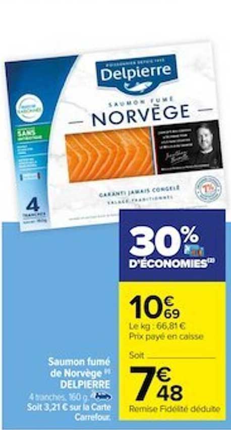 Saumon Fumé De Norvège Delpierre