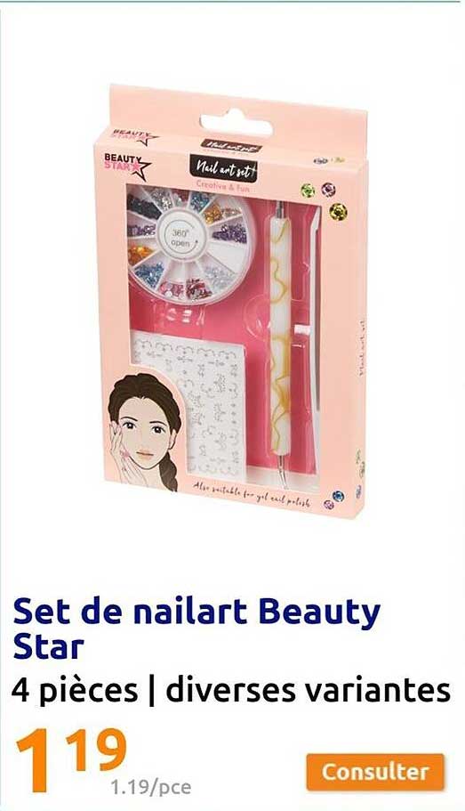 Set De Nailart Beauty Star