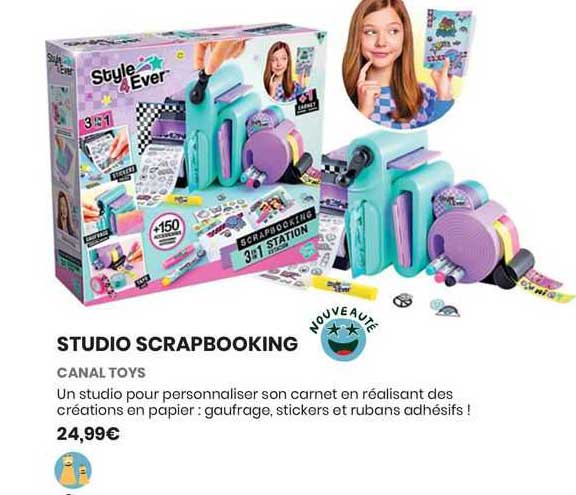 studio scrapbooking canal toys