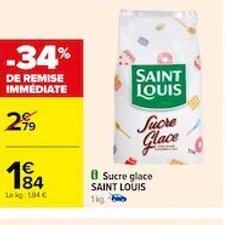 sucre glace saint louis