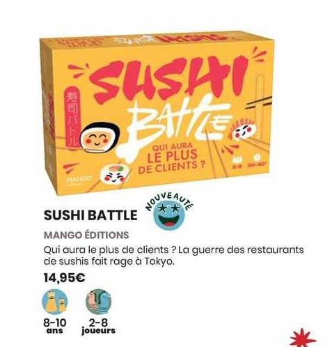 sushi battle - mango éditions