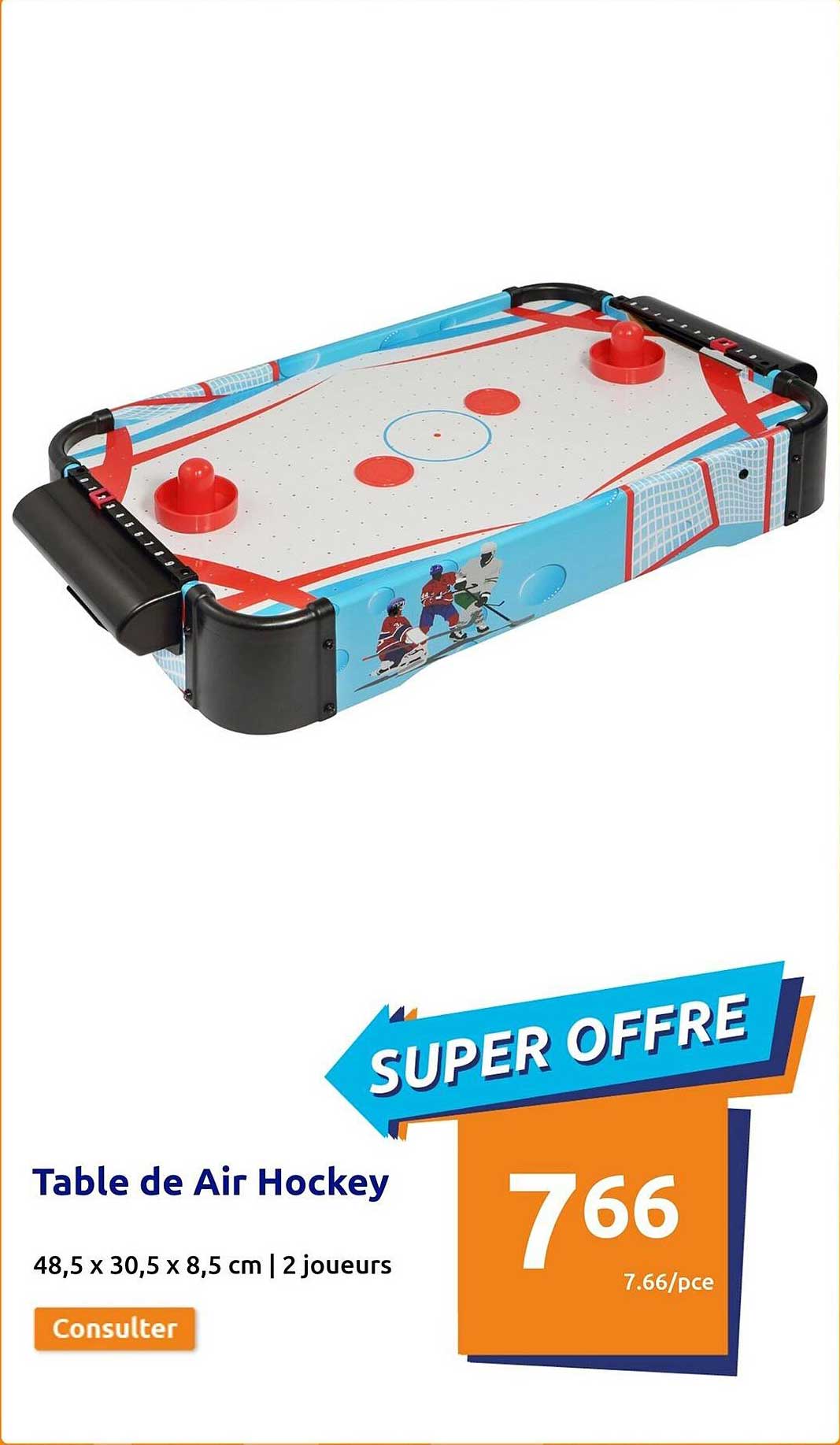 table de air hockey