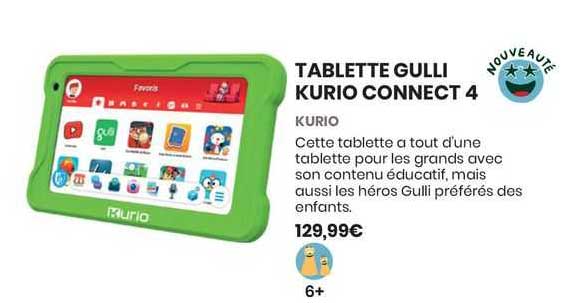 tablette gulli kurio connect 4 kurio