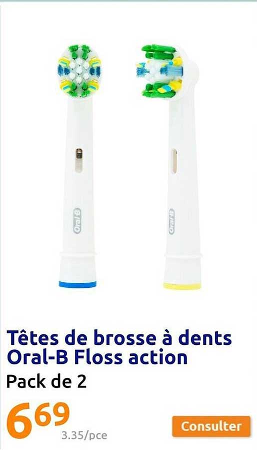 tetes de brosse a dents oral-b floss action