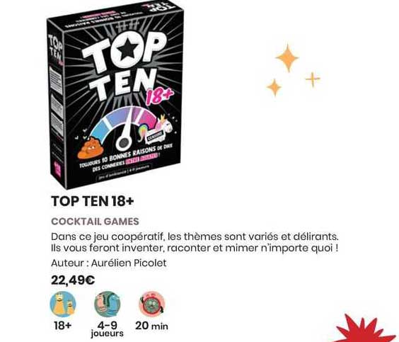 top ten 18+ - cocktail games