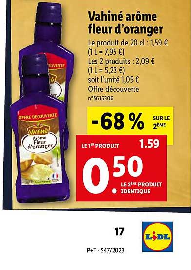 Vahine Arome Fleur D'oranger