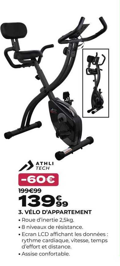vélo d'appartement athli tech