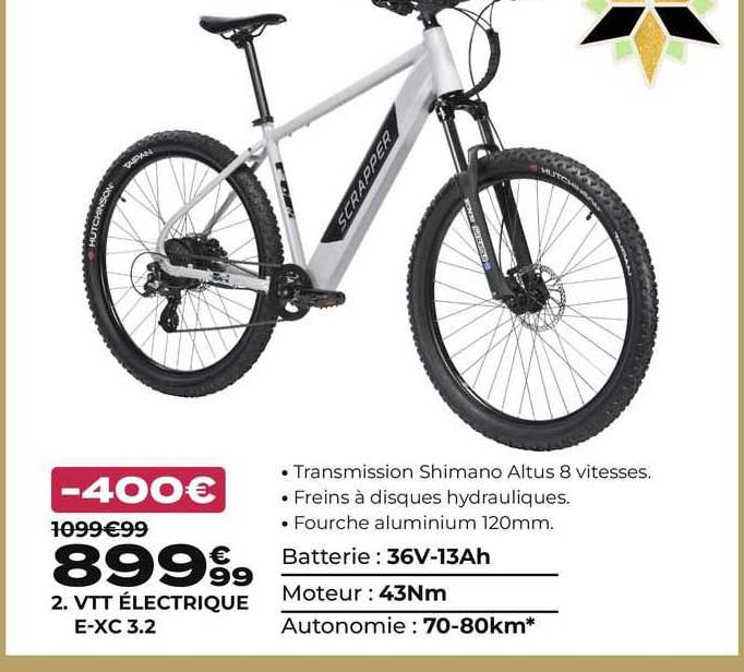 vtt électrique e-xc 3.2