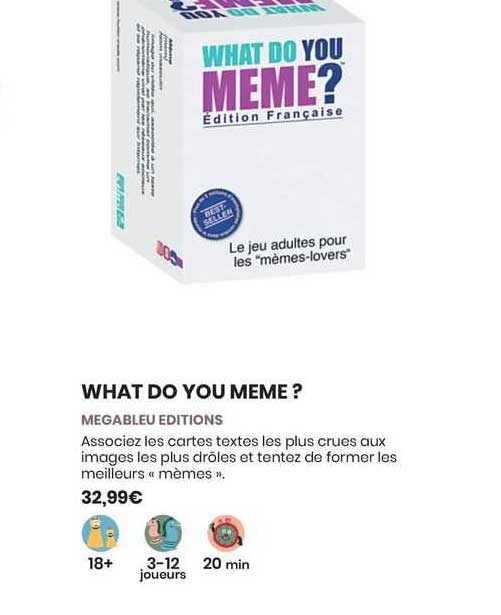 What Do You Meme ? Megableu éditions