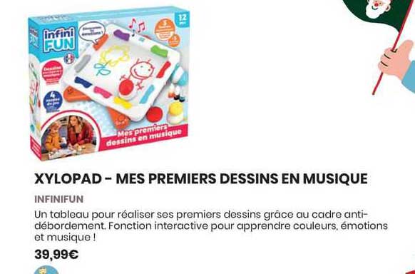 xylopad - mes premiers dessins en musique infinifun