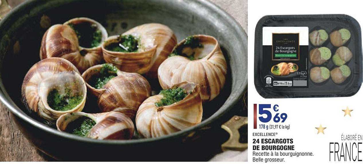 24 Escargots De Bourgogne Excellence