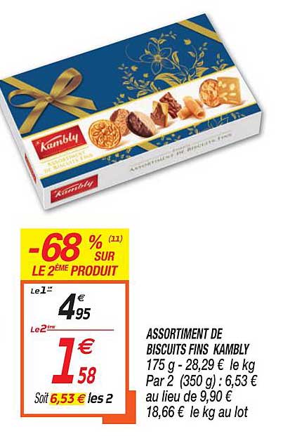 Assortiment De Biscuits Fins Kambly