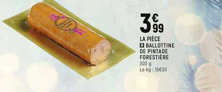 ballottine de pintade forestière
