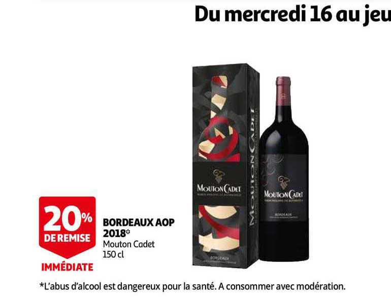 bordeaux aop 2018 mouton cadet