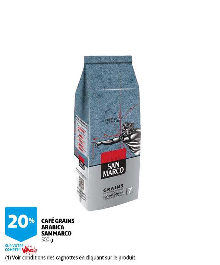 café grains arabica san marco