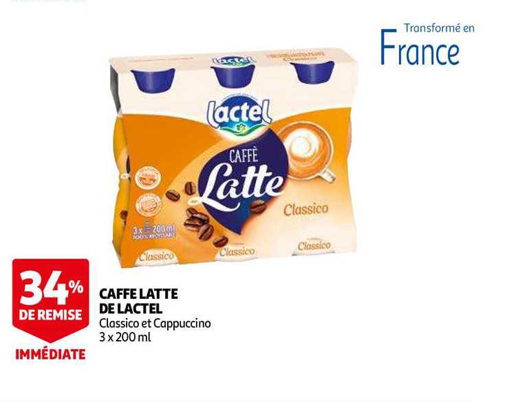 caffè latte de lactel