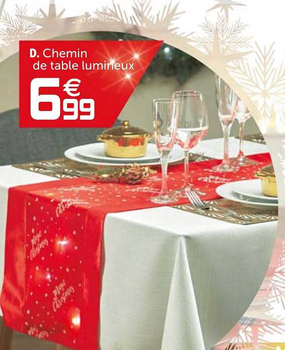 Chemin De Table Lumineux
