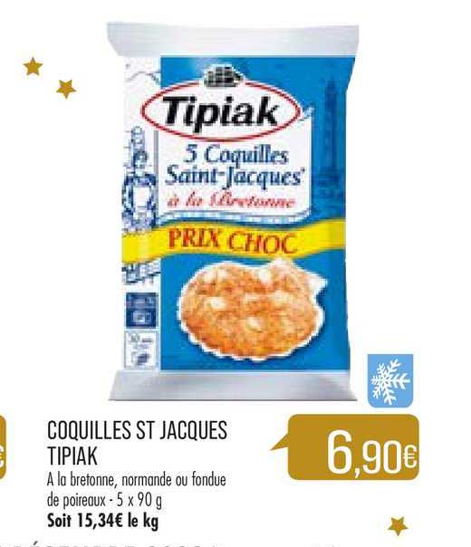 coquilles st jacques tipiak