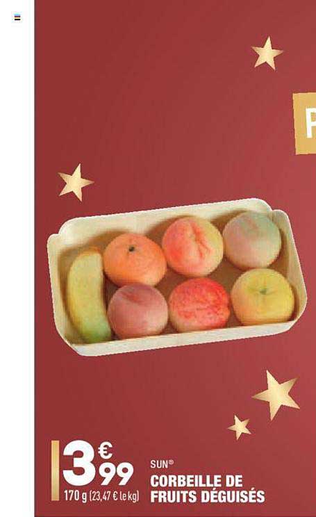 Corbeille De Fruits Déguisés Sun