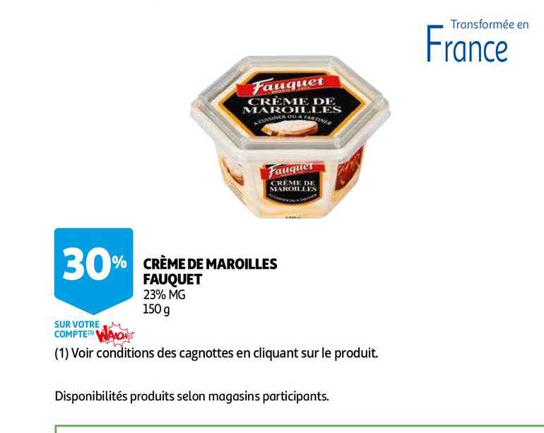 crème de marouilles fauquet