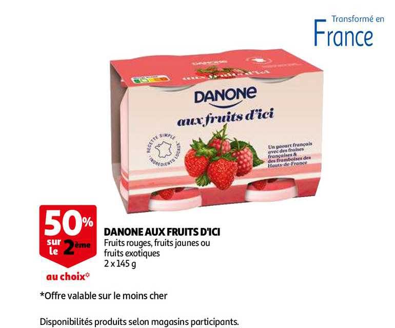 Danone Aux Fruits D'ici