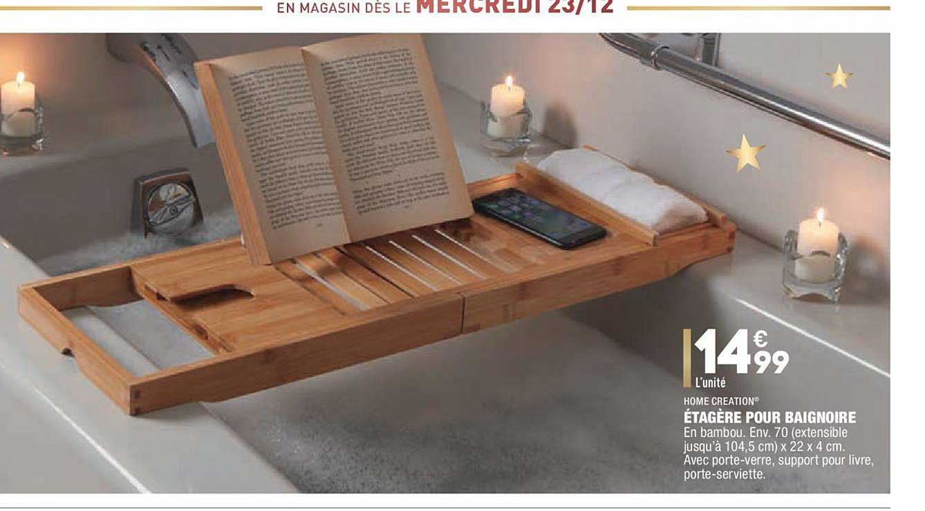 étagère Pour Baignoire Home Creation
