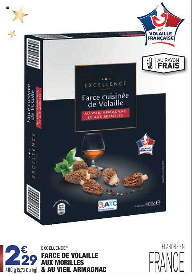 farce de volaille aux morilles & au vieil armagnac excellence