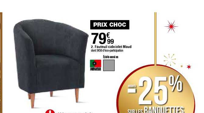 fauteuil cabriolet maud