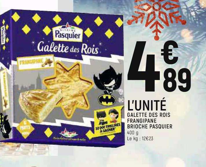 galette des rois frangipane brioche pasquier