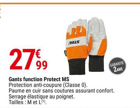 gants function protect ms stihl